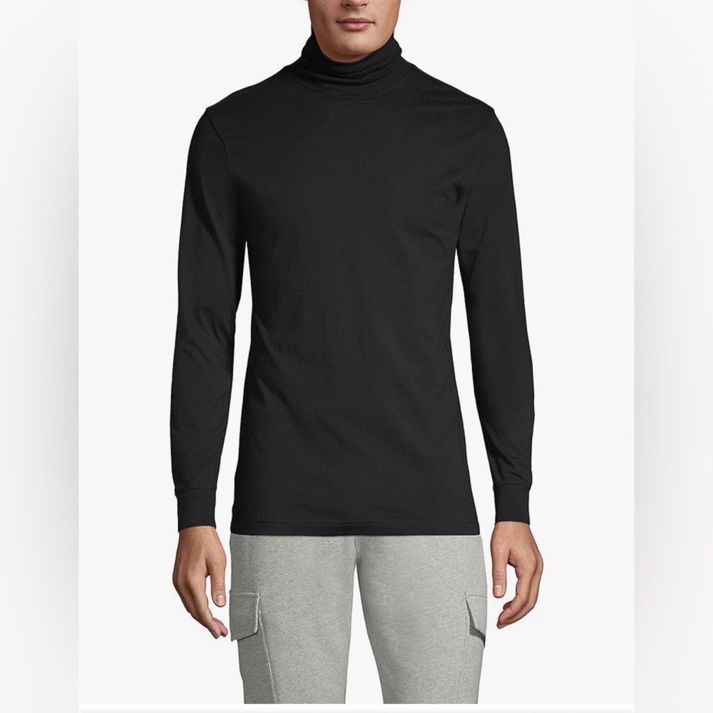 Boys/Girls Black Turtleneck Sweater